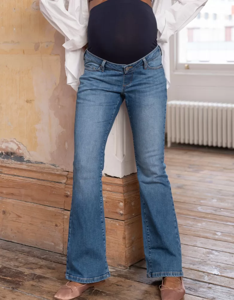 Seraphine Bootcut-Mutterschafts-Jeans aus Bio-Baumwolle |