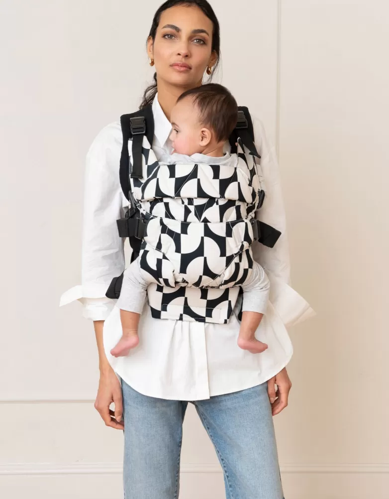 Seraphine Die CARIPOD™-Babytrage | von — Baumwollsegeltuch mit Geodruck-Muster