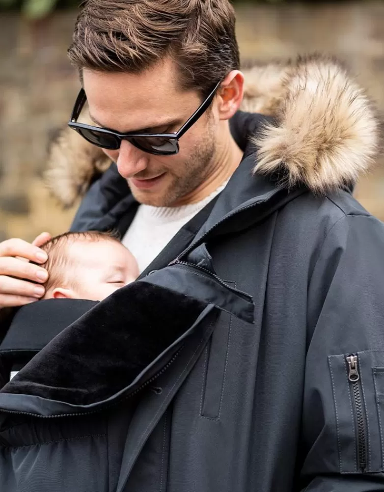 Seraphine Herrenparka - Tragejacke mit Einsatz für die Babytrage |