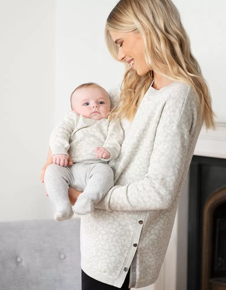 Seraphine Mama & Mini Animal Print Baumwollpullover   |