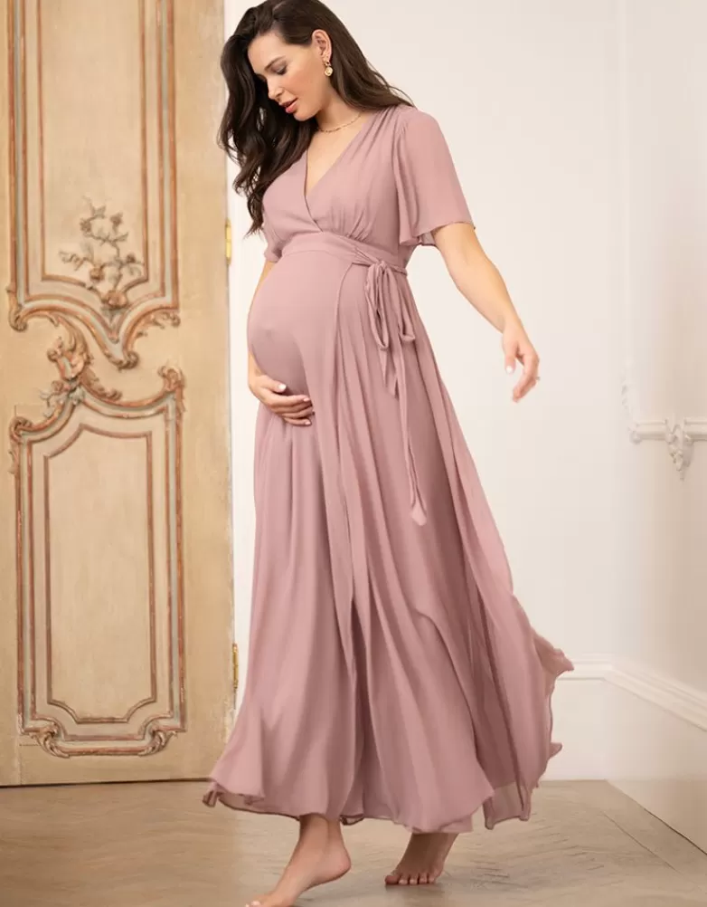 Seraphine Maxi Still- & Umstandswickelkleid Mauve |