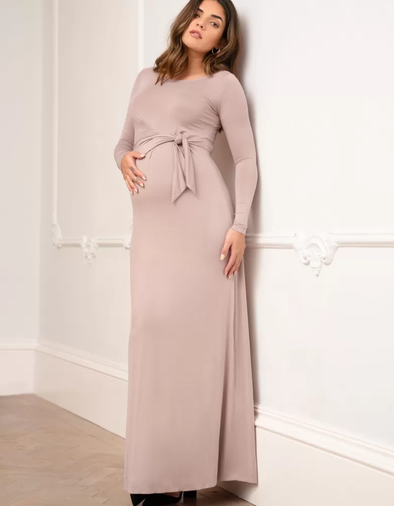 Seraphine Maxi-Umstandskleid, Mokka |