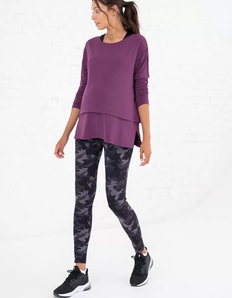 Seraphine Modal Umstands- & Stilltop Bordeaux |