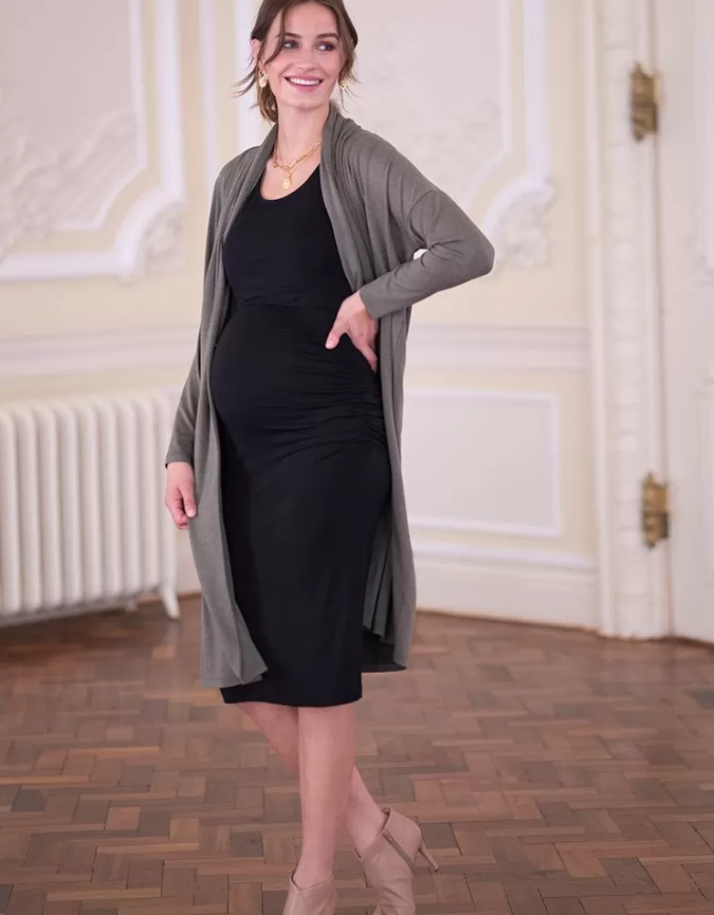 Seraphine Umstands- & Stillkleid und Strickjacke im Set |